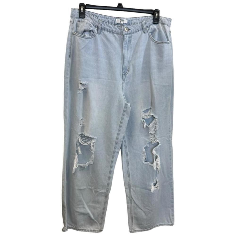 Madden NYC blue jeans size 17 distressed